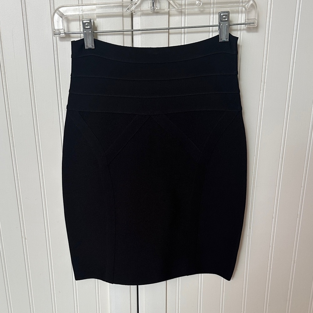 bebe Black Mini Skirt